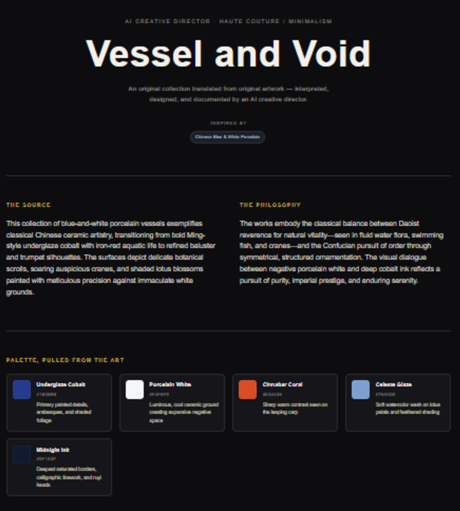 Vessel and Void collection